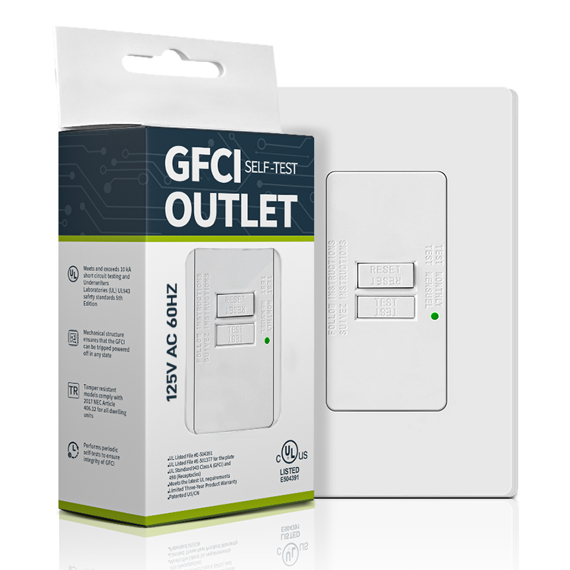 GL20 with screwless wall plate and retail box