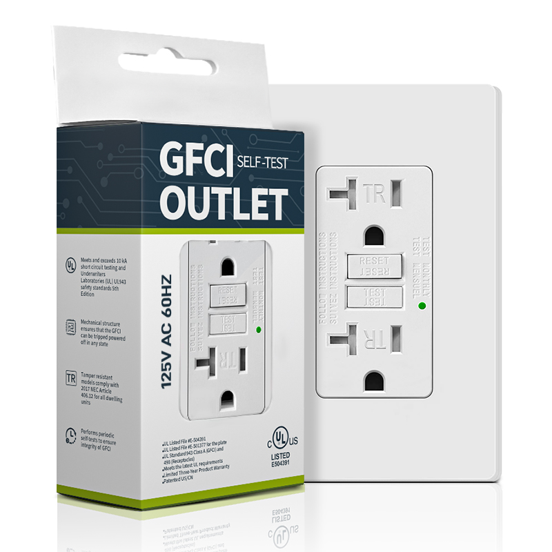 GT20 with screwless wall plate and retail box